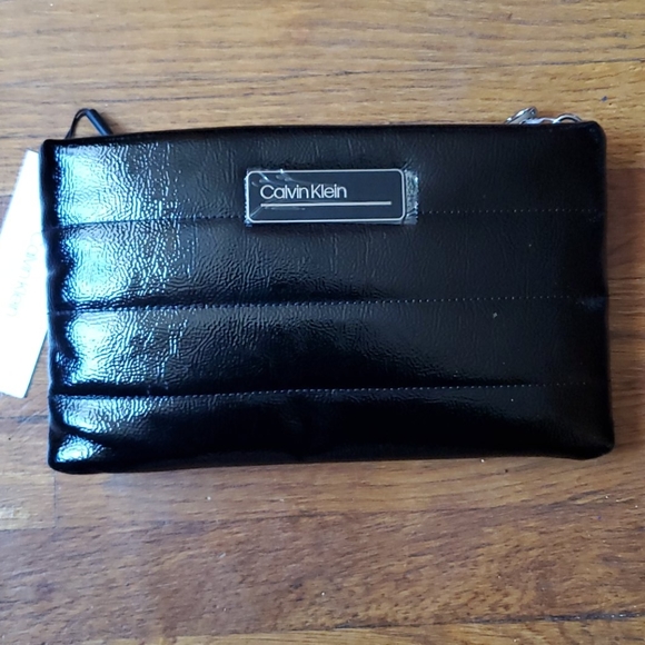 Calvin Klein Quilted Patent Crossbody - Picture 7 of 9